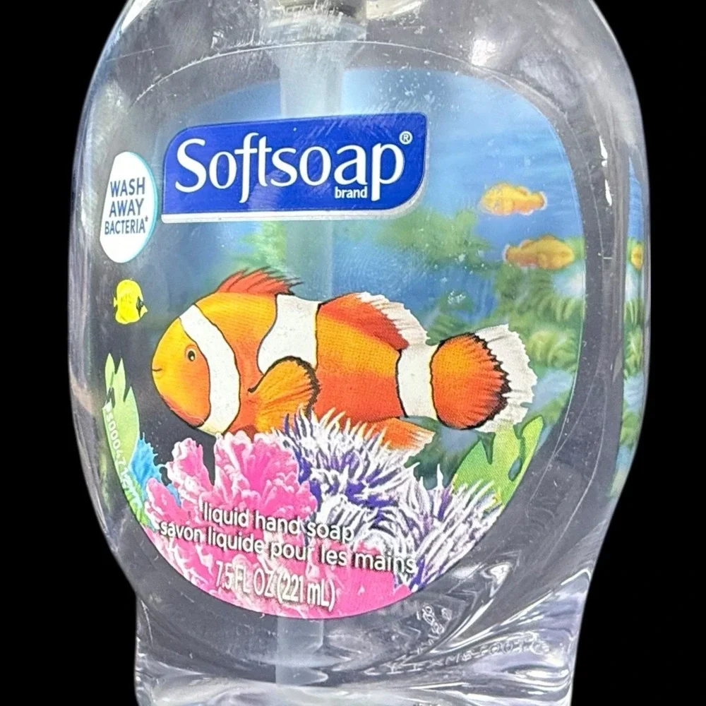 Vintage SoftSoap‎ Aquarium Series Fish Panel Inside 7.5 oz Clownfish New Unused